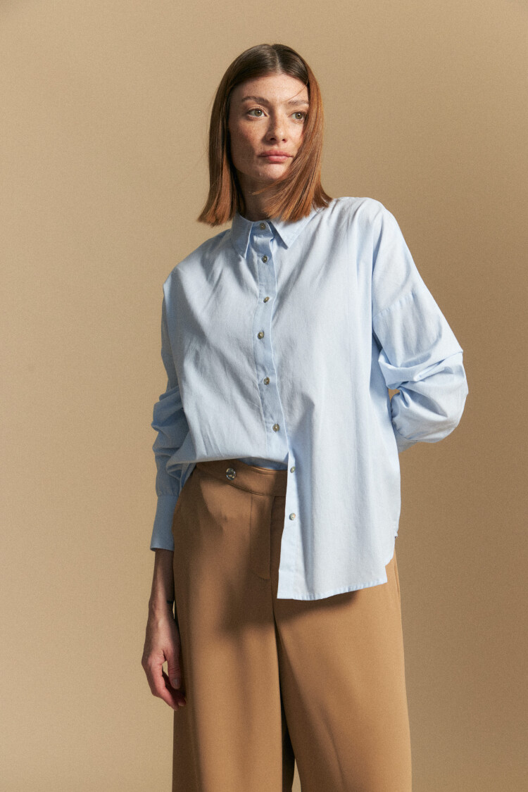 CAMISA LAVINIA Celeste
