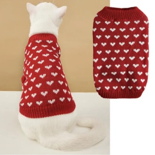 Sweater Para Gato Rojo