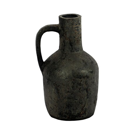 JARRÓN DECORATIVO BADO 17*19*31 TERRACOTA NEGRO NEGRO