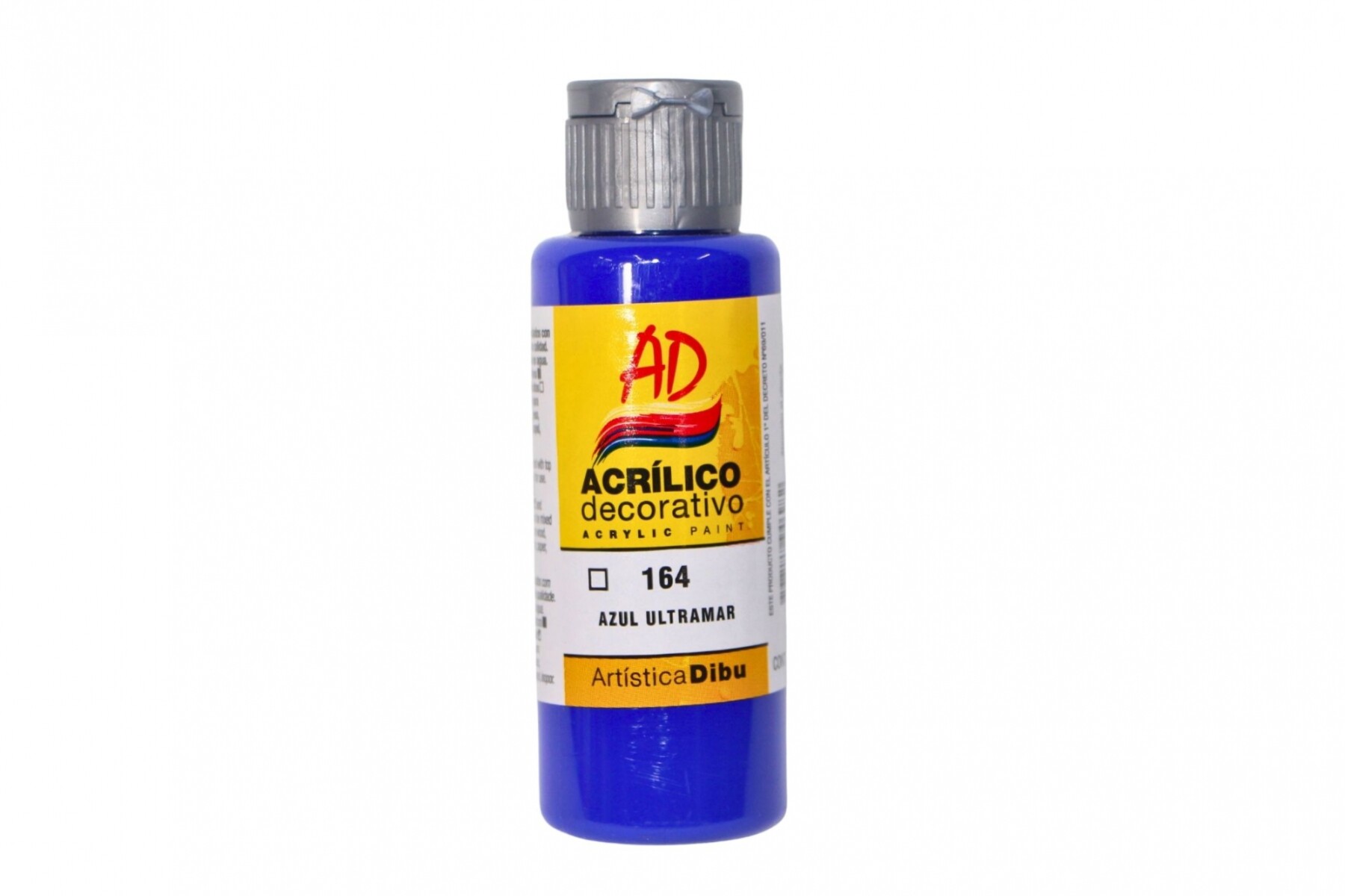 PINTURA ACRILICA ARTISTICA DIBU 60 ML. DIFERENTES COLORES - COLOR AZUL ULTRAMAR 164 