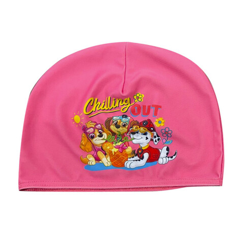 Gorra Natación Infantil Paw Patrol Talle Único FUCSIA
