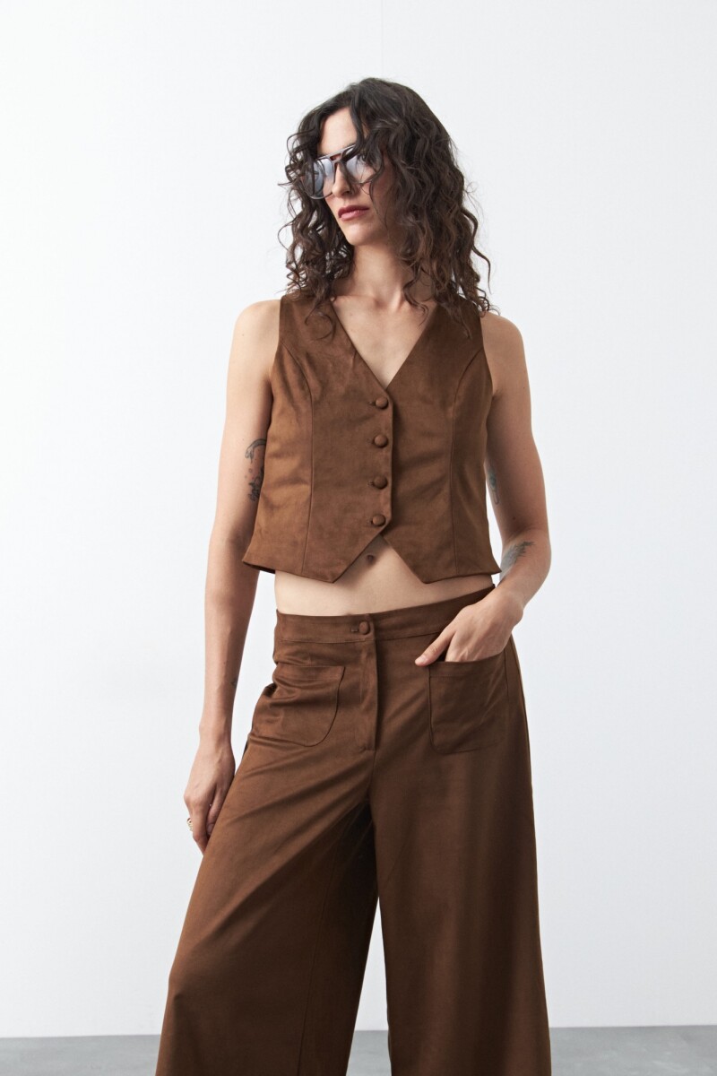 CHALECO ERINE Marron