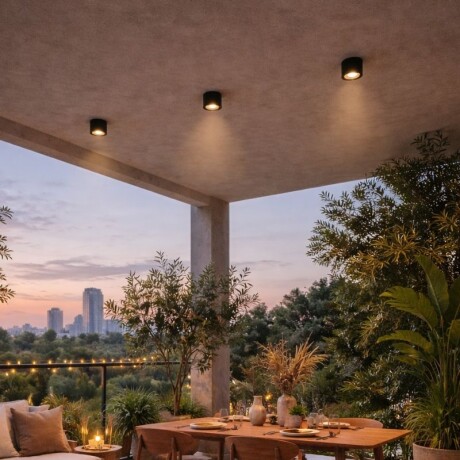 Luminaria Roma Exterior 5W Negro Luminaria Roma Exterior 5W Negro