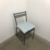 Almohadón para silla cuadros azul