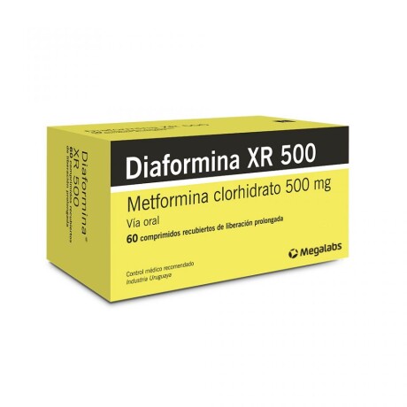 Diaformina XR 500 60 Cápsulas Diaformina XR 500 60 Cápsulas