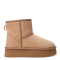 Bota de Mujer Miss Carol CREEK con plataforma Tan