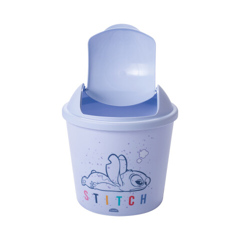 Basurero Plástico Flip con Tapa Stitch 2 Lts U