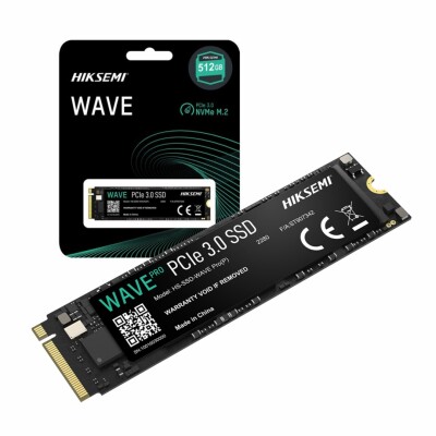 Disco SSD Hiksemi 512GB M2 2280 Nvme Wave Disco SSD Hiksemi 512GB M2 2280 Nvme Wave