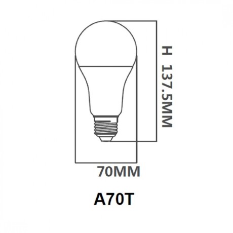 Pack x4 pcs - Lámpara led estándar 15W E27 Luz Cálida