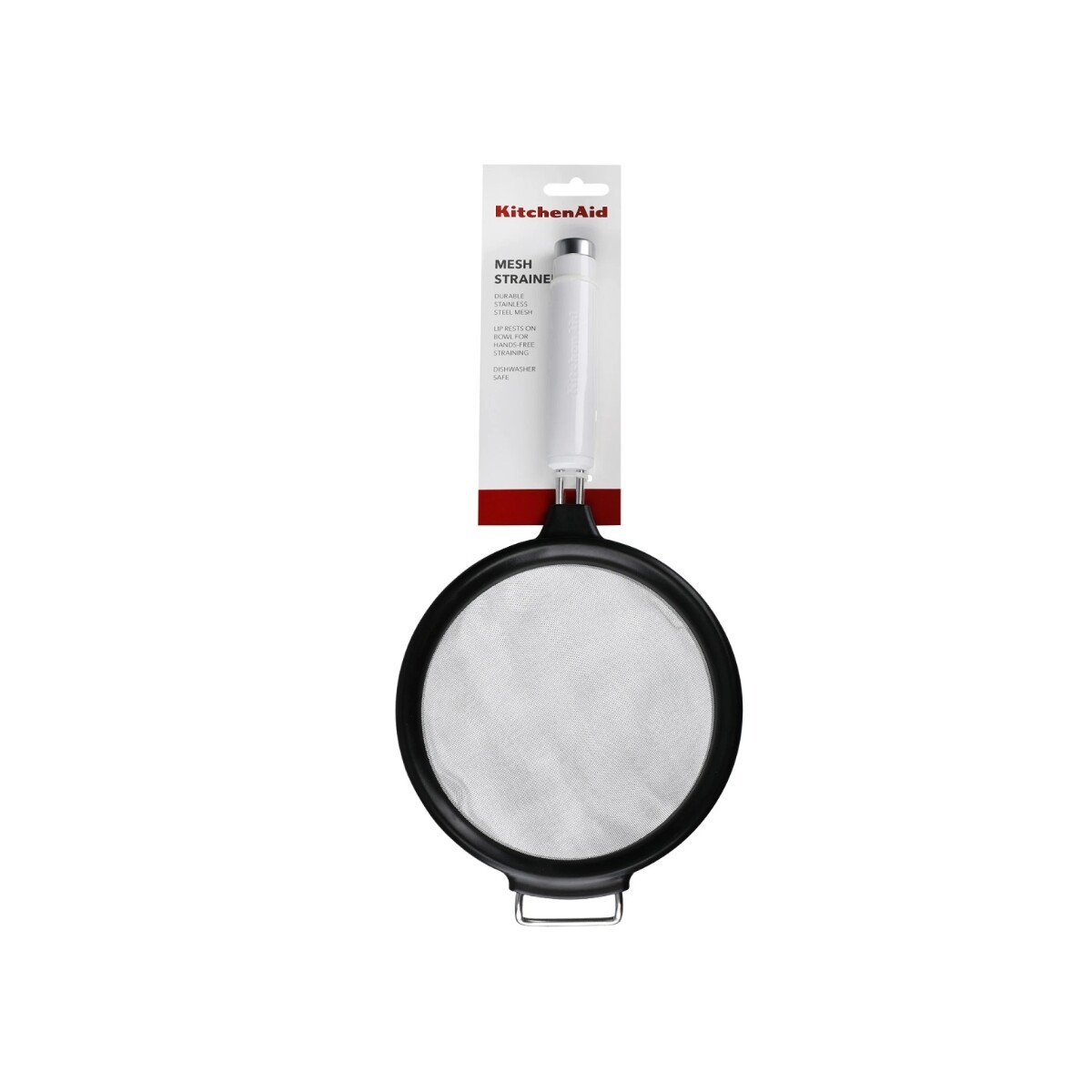 Colador Cernidor de Malla 17.5 cm Blanco 