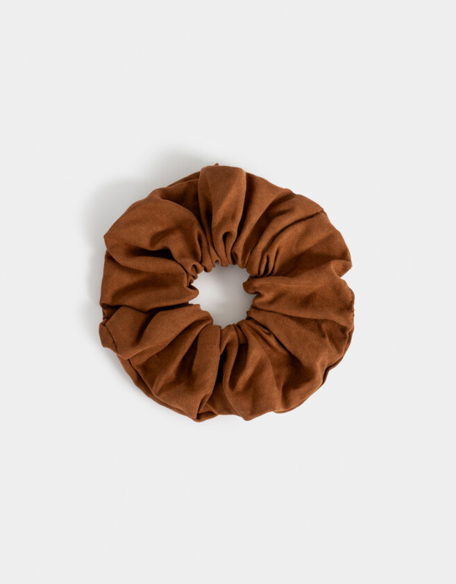 Skunzies XL Maxi Scrunchie Marrón - Marron Medio