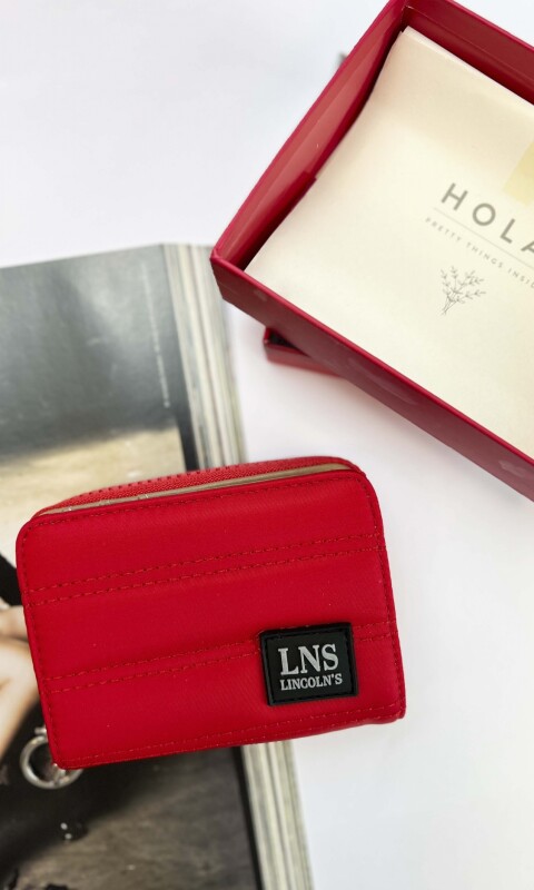 BILLETERA VERA ROJO