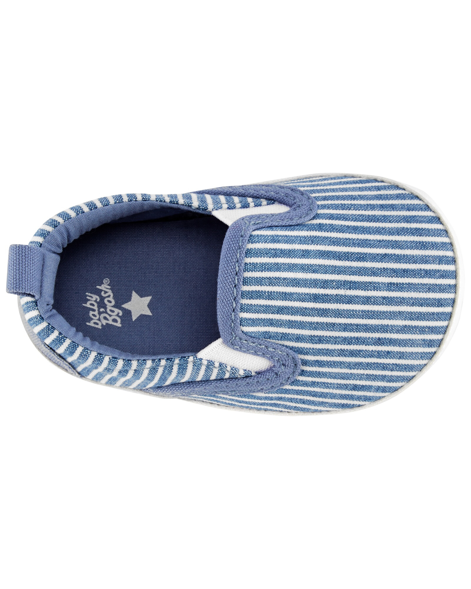 Zapatillas de jean diseño a rayas 0