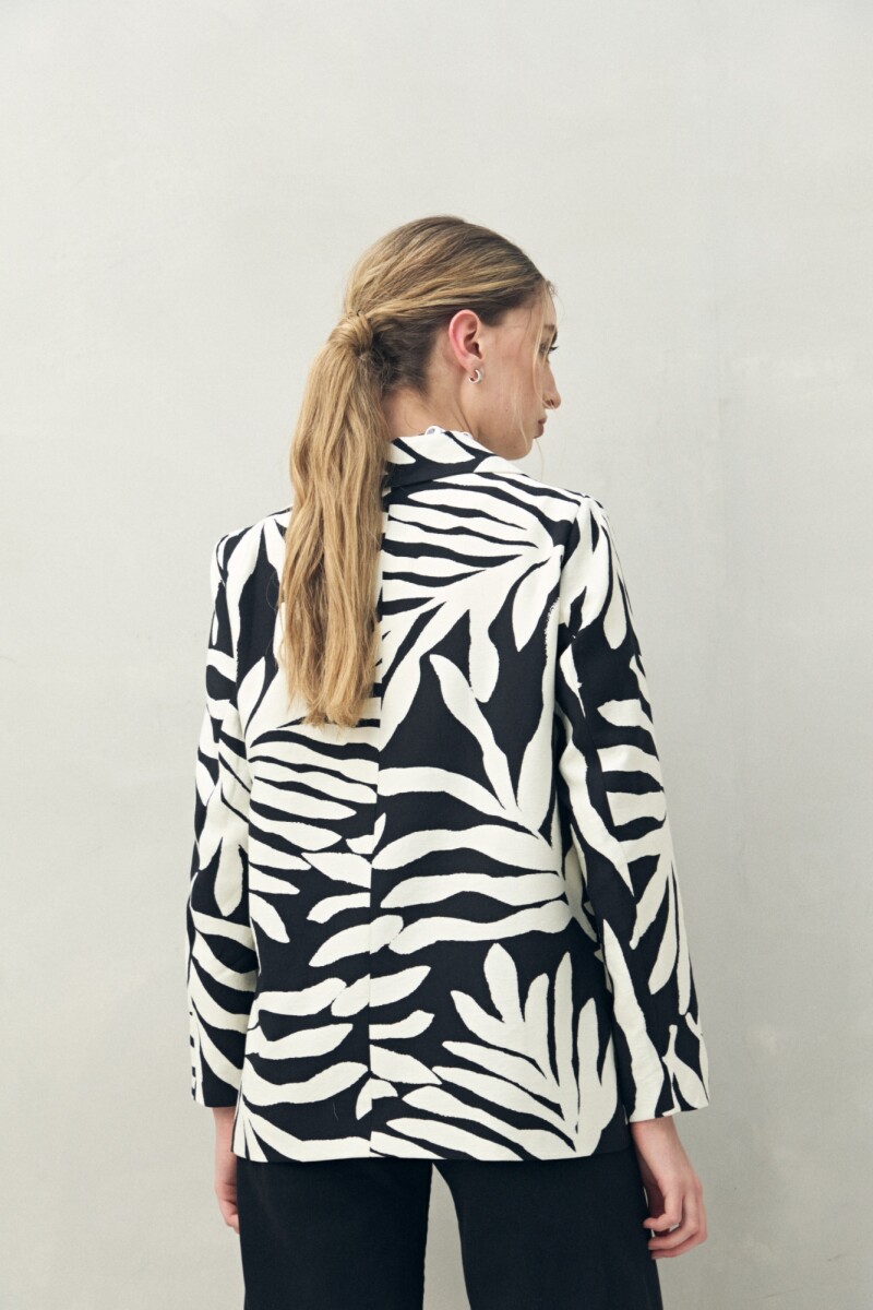 BLAZER IRENE Negro/Crudo