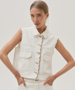 Chaleco Tana Blanco