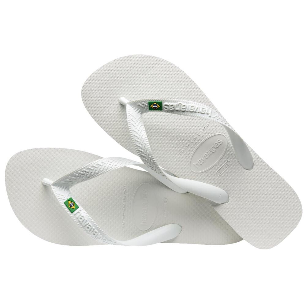 Sandalias Havaianas Brasil Unisex Blanco