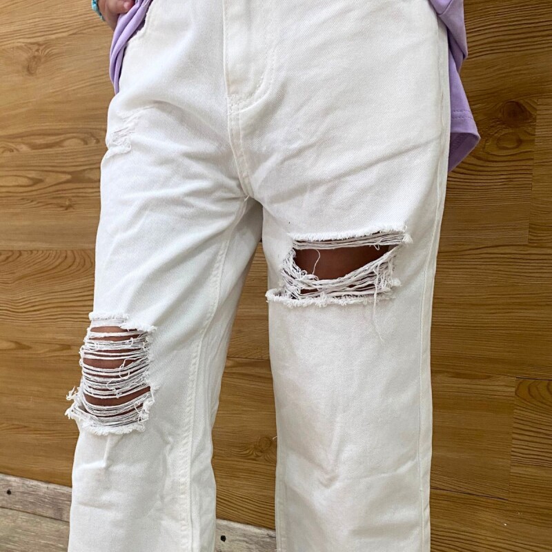 Jean Ancho Be You Blanco