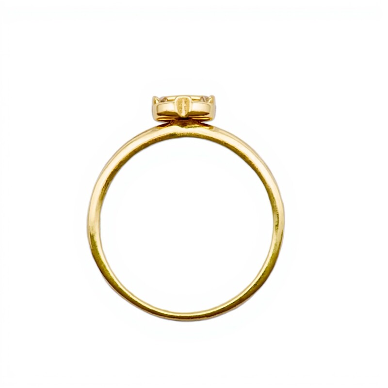 Anillo Corazón-Oro 18k-Piedra Zirconia-AN9512 conpiedra