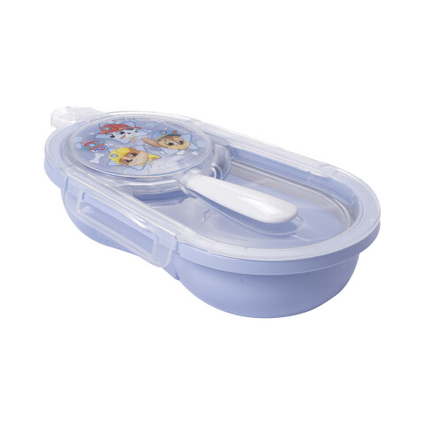 Recipiente para Bebés con Cuchara Paw Patrol Celeste 320 ml U