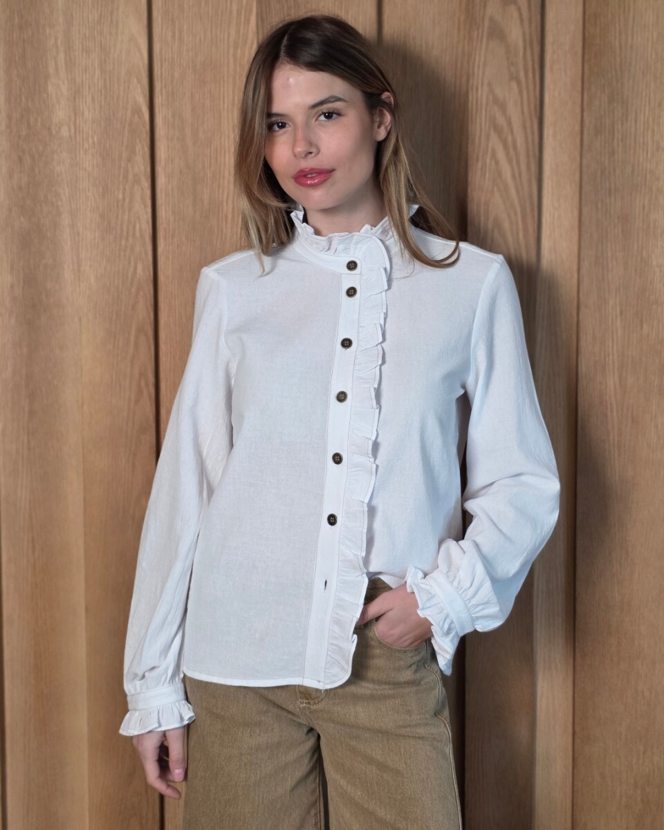 Camisa Franca - Blanco 