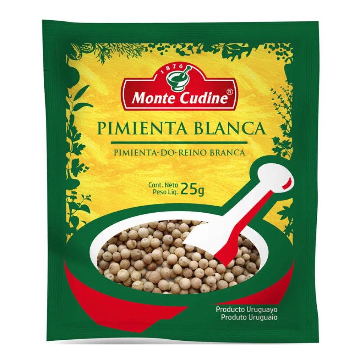 PIMIENTA BLANCA GRANO MONTE CUDINE 25G 