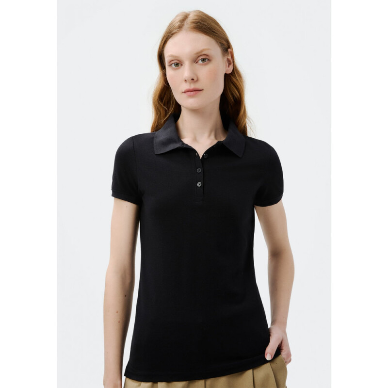 CAMISA POLO MM FEM PRETO ESCURO
