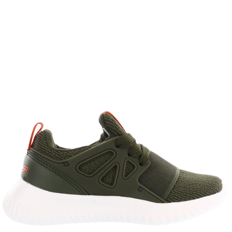 Championes Infantiles Topper Mamba Verde Oliva - Anaranjado