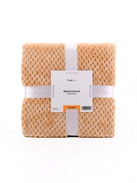 FLANNEL PANAL 2 PLAZA BEIGE
