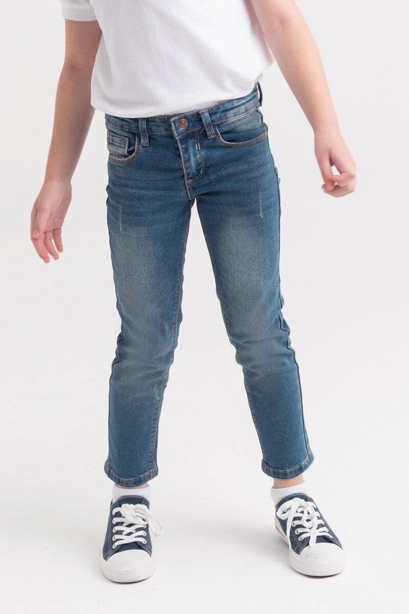 Pantalón de jean skinny Azul Oscuro