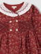 Vestido Smock Cuello Volante Caldera