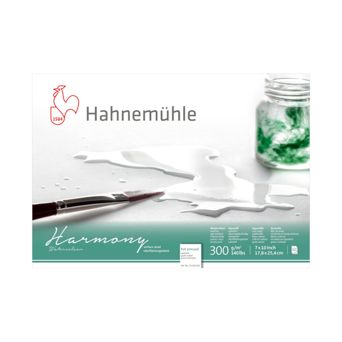 Block acuarela prensado Harmony 300g - Hahnemühle - 17.8x25.4 