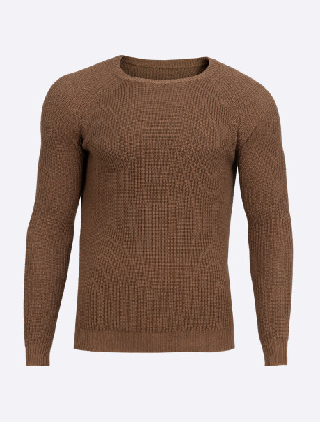 Sweater melange cobre