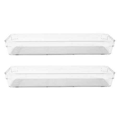 Set de 2 bandejas de acrilico Set de 2 bandejas de acrilico