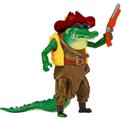 Tortugas Ninja Figura Articulada + Villano 11cm + Accesorios Mikey Vs Leatherhead