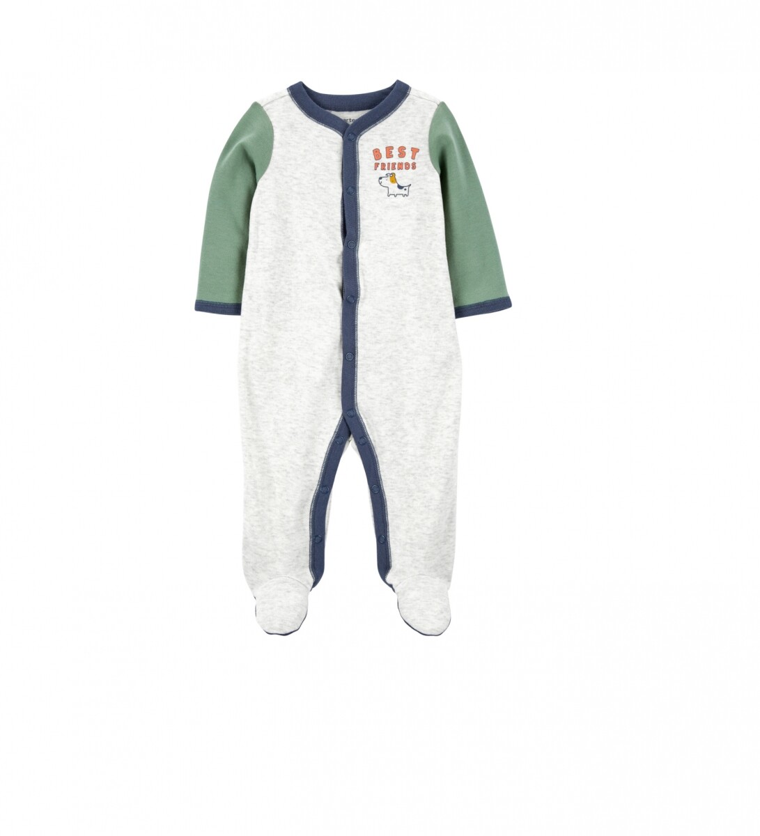 Enterito Colorblock Carters Gris verde 