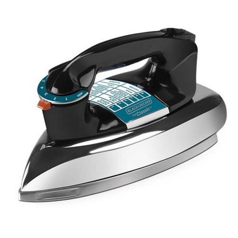 Plancha Seca Black And Decker F54-PE Base De Aluminio Plancha Seca Black And Decker F54-PE Base De Aluminio