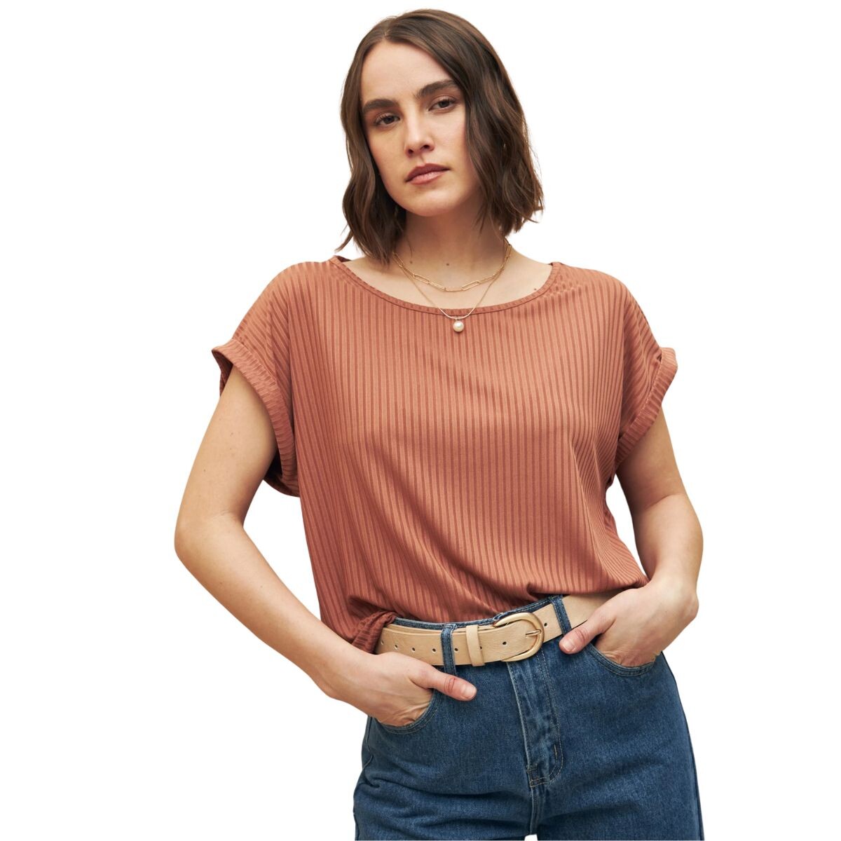 REMERA MANUEL S-XXL - ALMENDRA 
