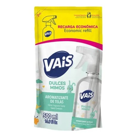 Vais perfumador de ropa recarga económica 500 ml Dulces mimos