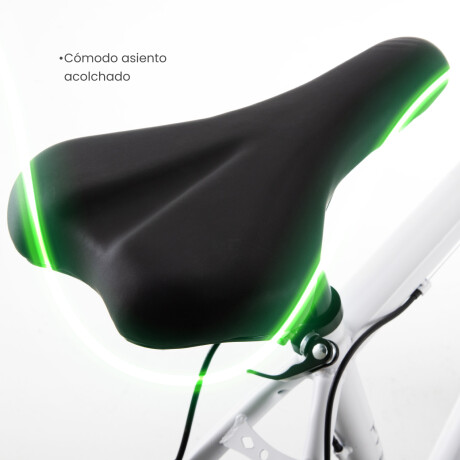 Bicicleta Montaña 26 Cuadro Acero Freno Disco 21 Cambios Blanco