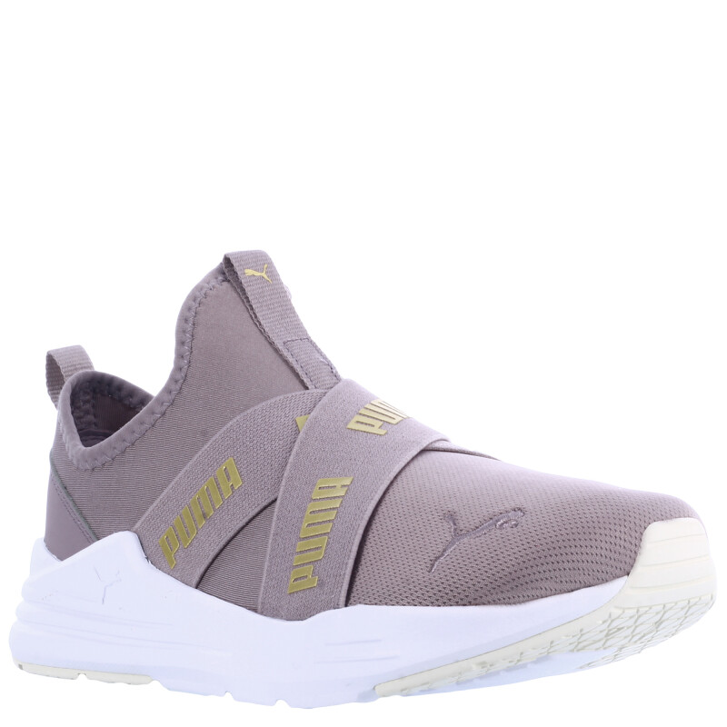 Championes de Mujer Puma Wired Run Slipon Wns Lila - Dorado