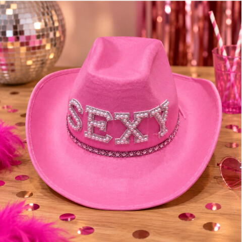 Sombrero Cowboy SEXY ROSA