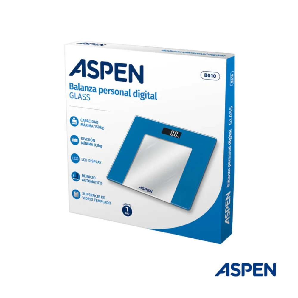 ASPEN BALANZA DIGITAL B010 150KG CJ X 1