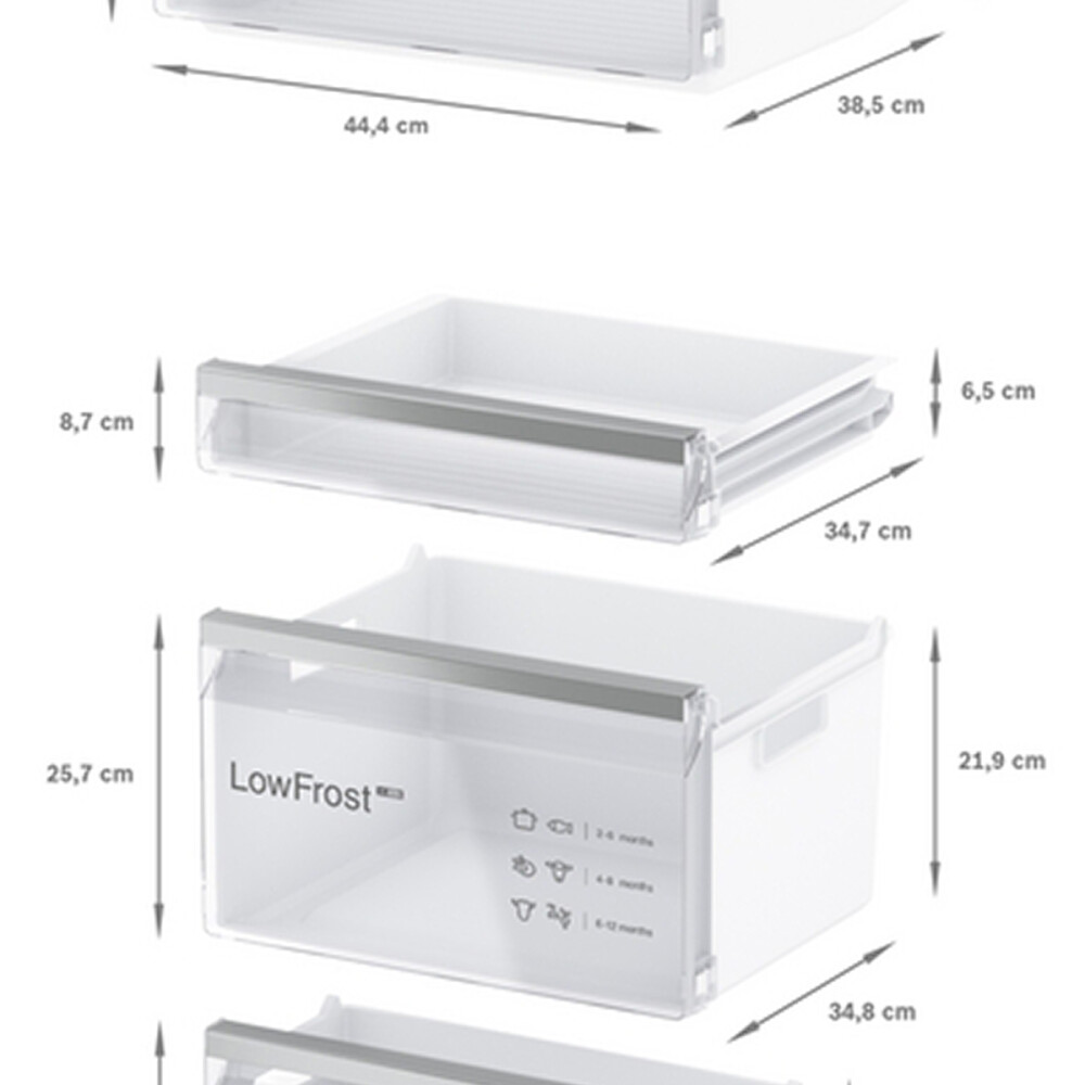 Heladera panelable Bosch KIV86VSE0 267 L Heladera panelable Bosch KIV86VSE0 267 L
