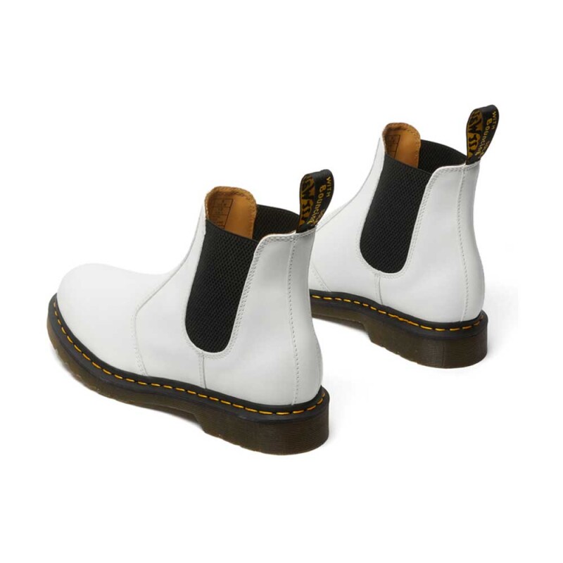2976 Yellow Stitch - Unisex White Smooth