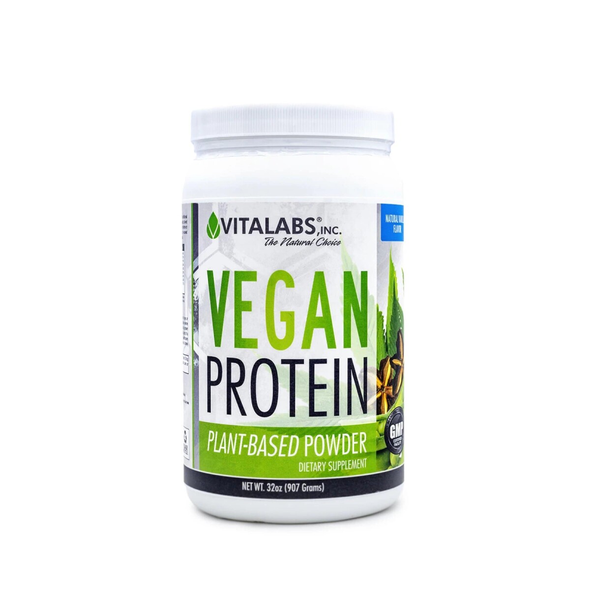 Vitalabs vegan Whey Protein vainilla 907g 