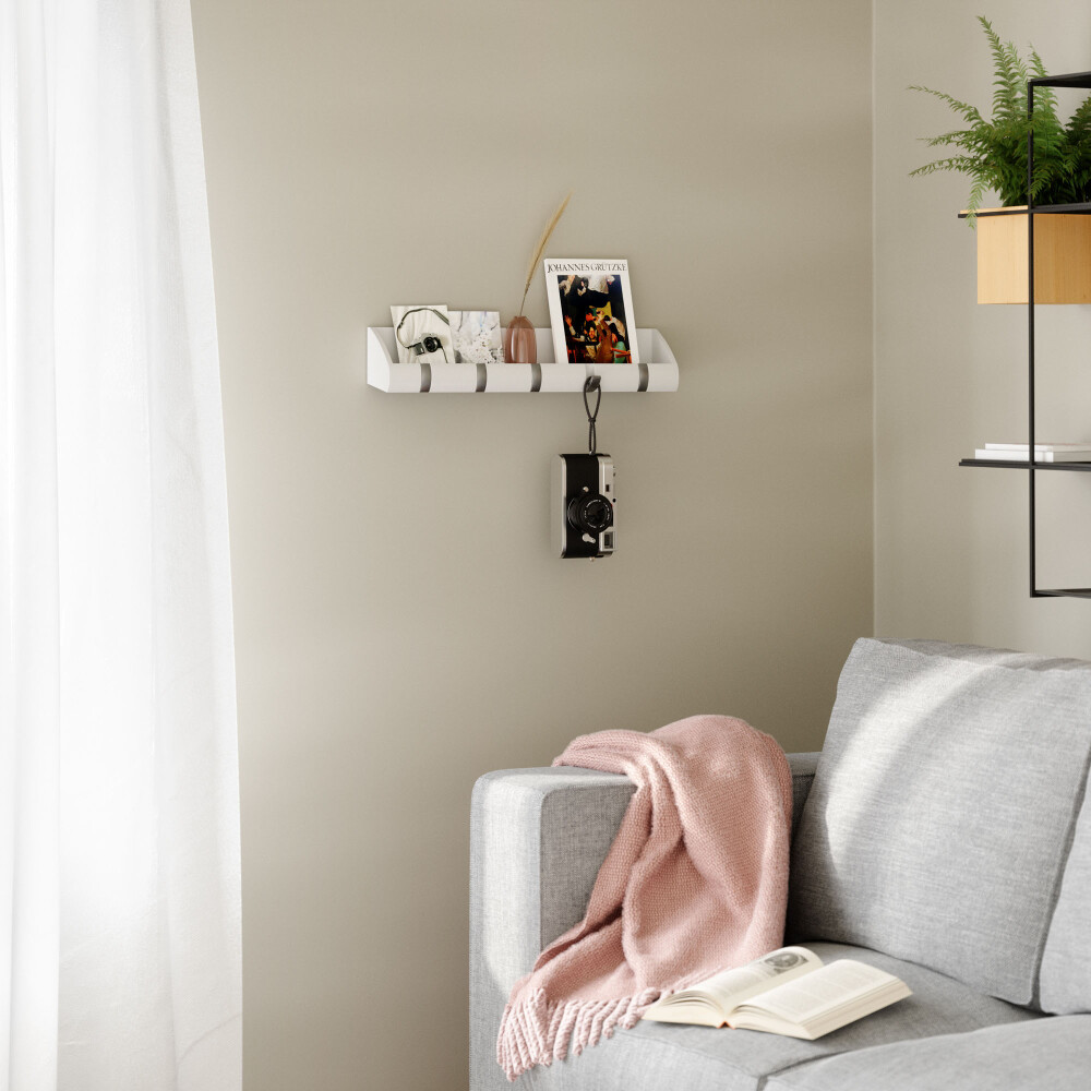 ORGANIZADOR LLAVES MADERA BLANCO UMBRA CUBBY