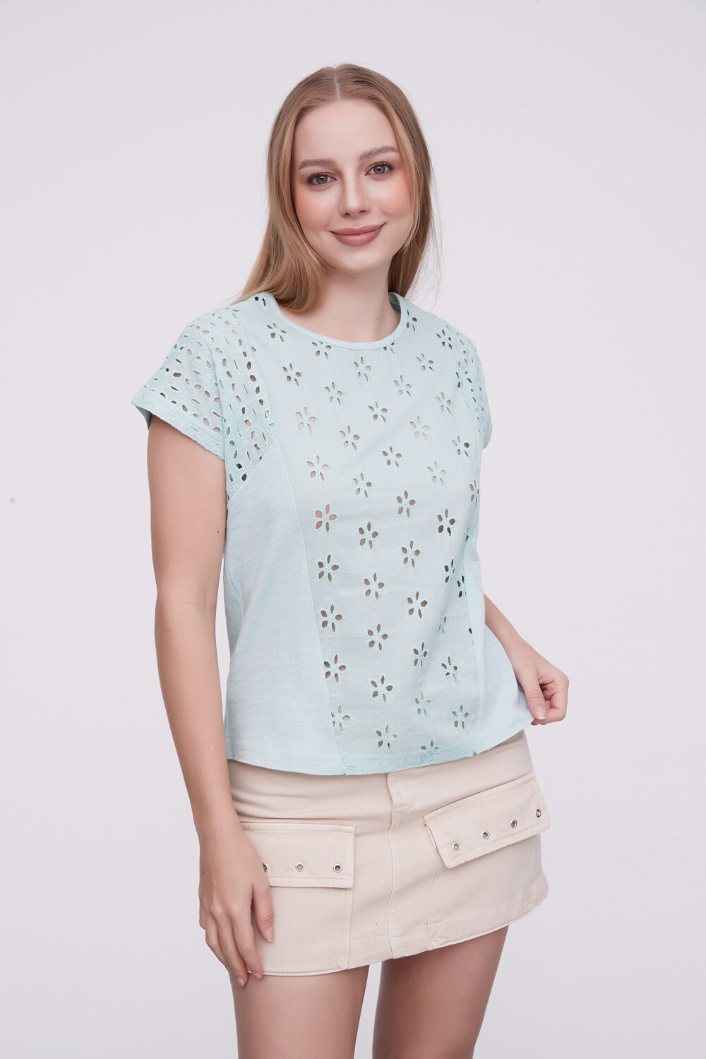 Remera Lolet Verde Agua