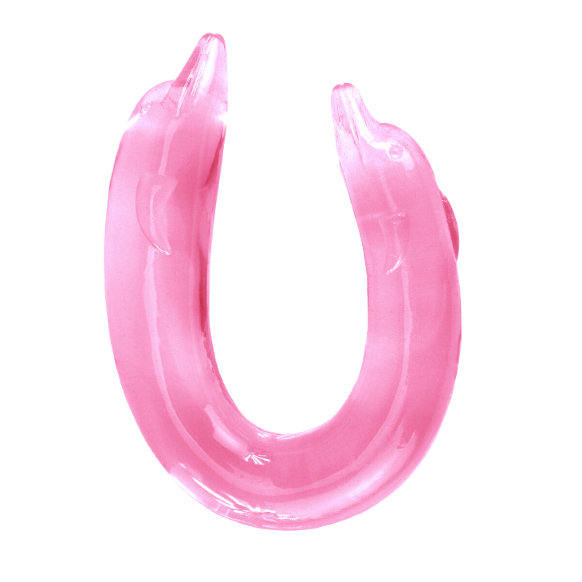 Dildo Doble en U con Punta Estilo Delfín 