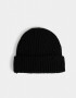 Gorro Clasico Gorro Tejido Efecto Rotura - Negro