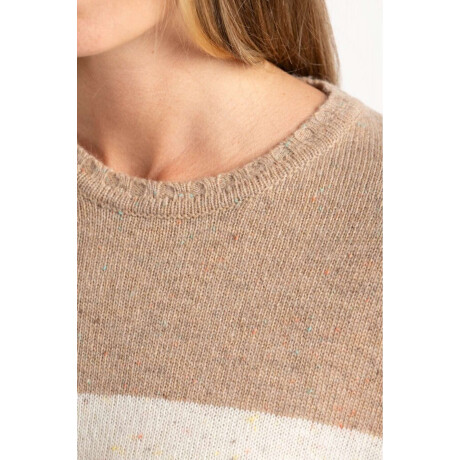 Sweater Lana Rayado Chocolate